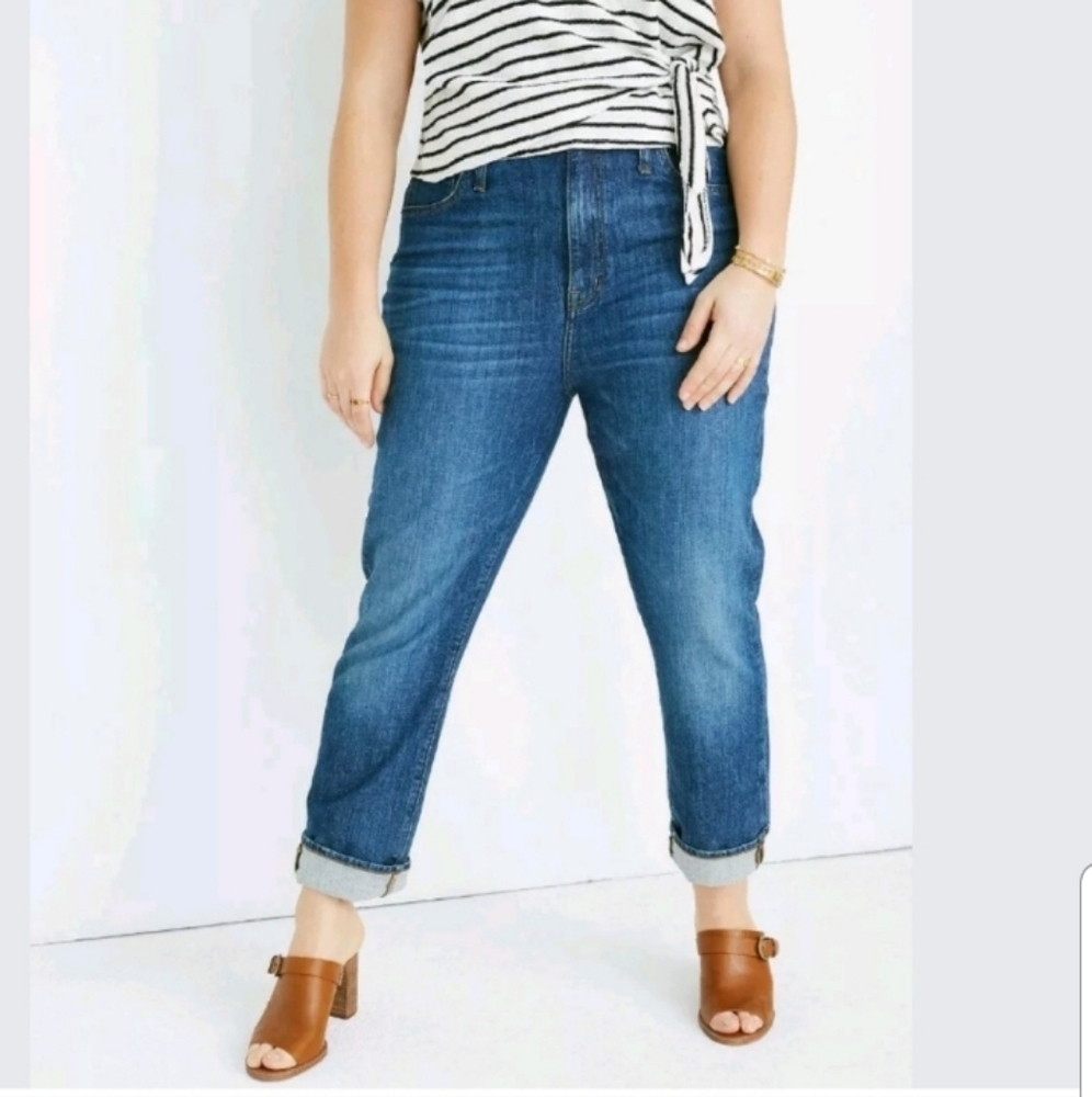 Madewell The High Rise Slim Boyjean 37